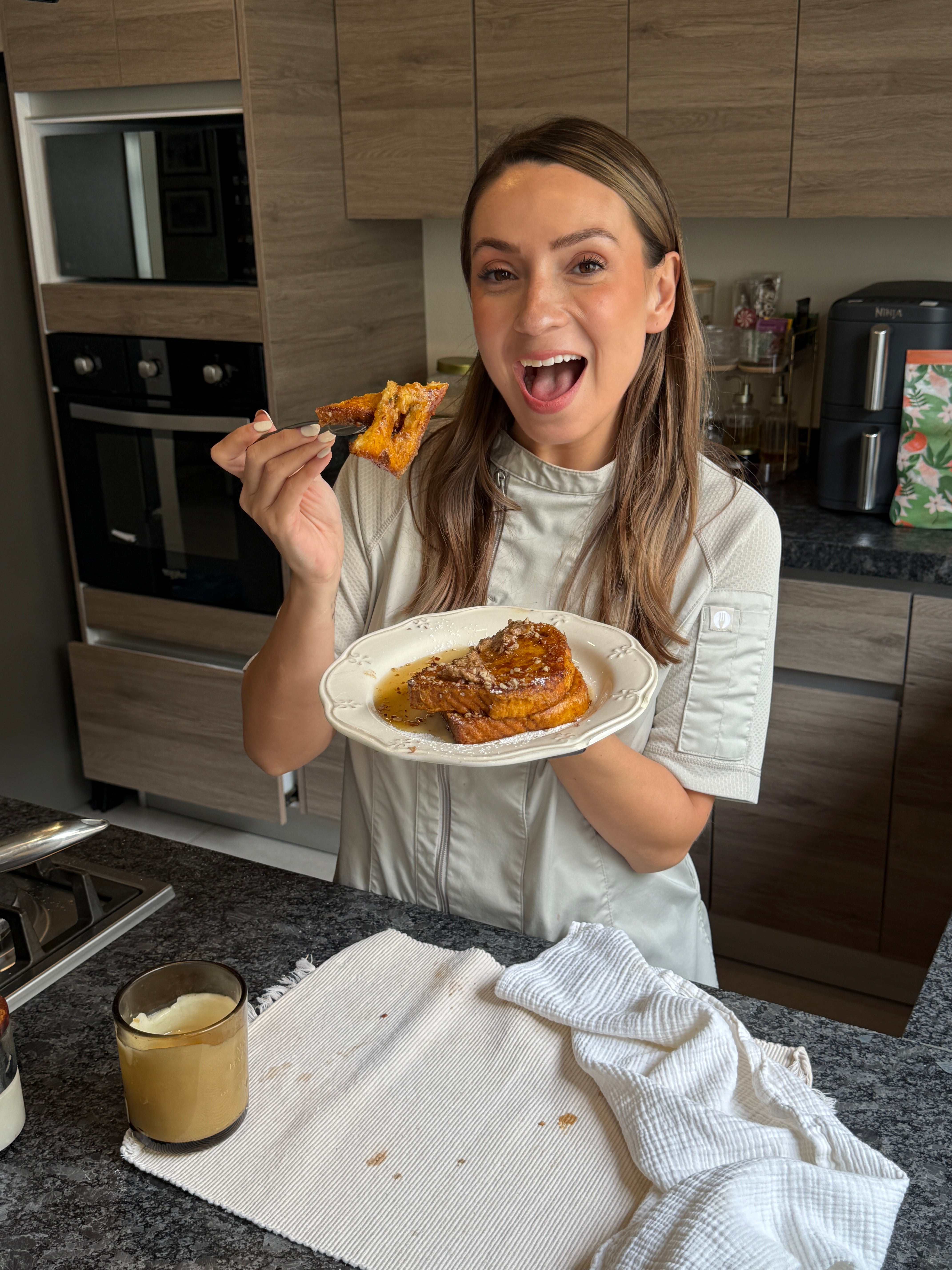 French toast de pay de calabaza