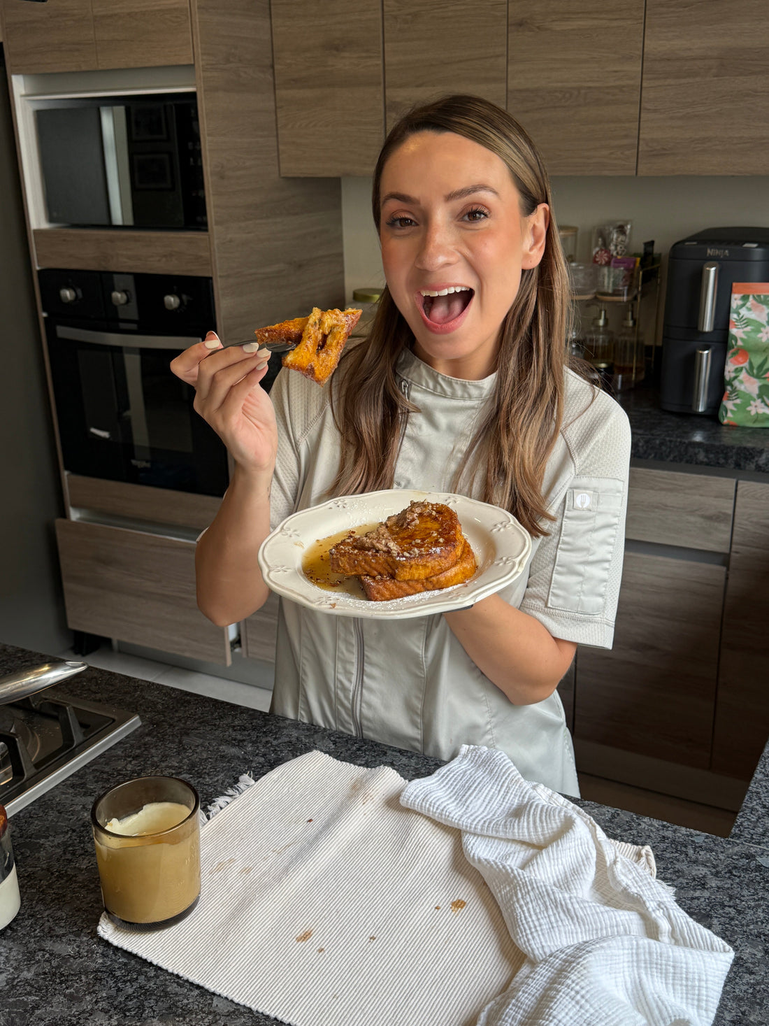 French toast de pay de calabaza