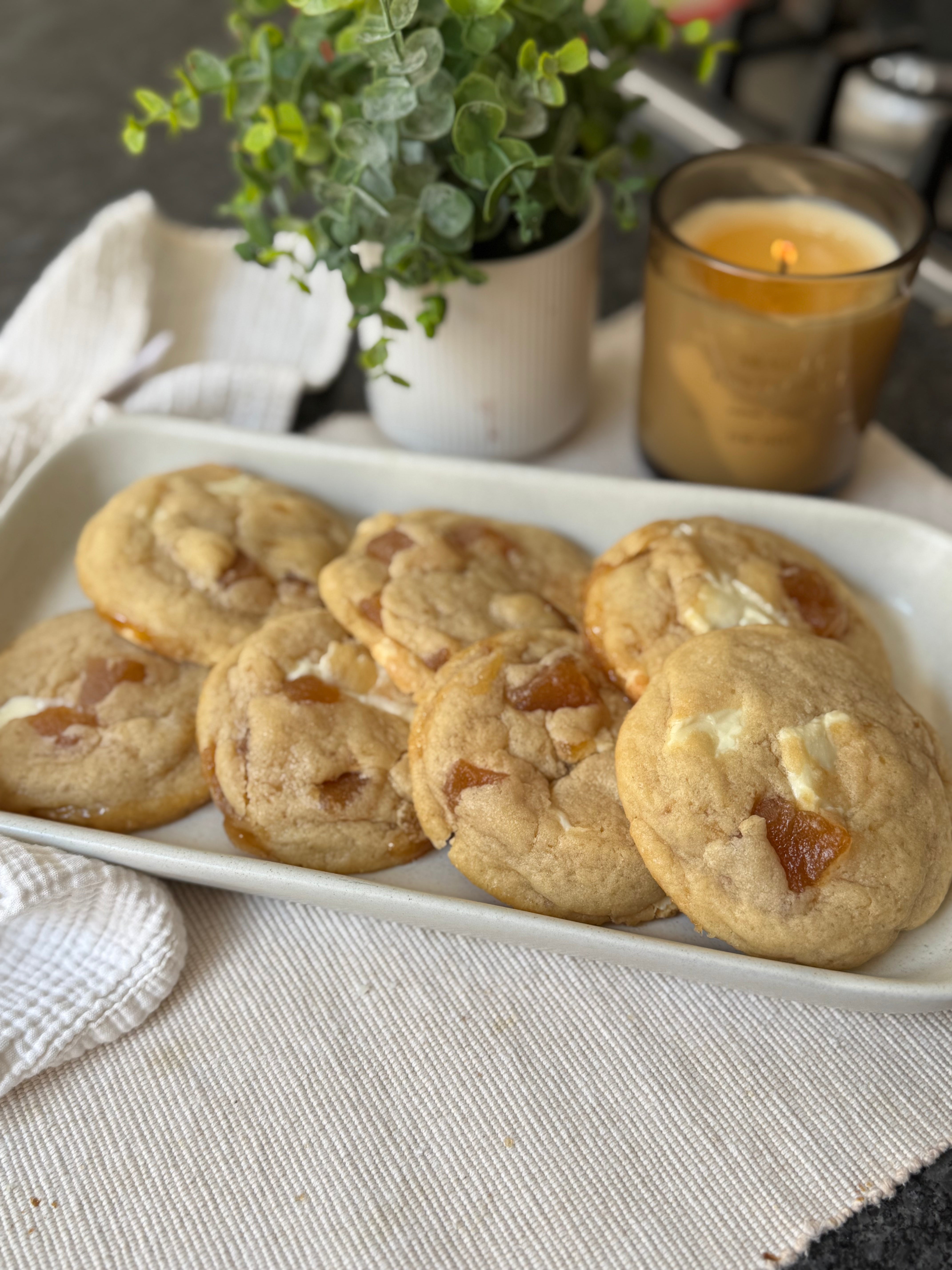 Galleta de ate de guayaba y chocolate blanco