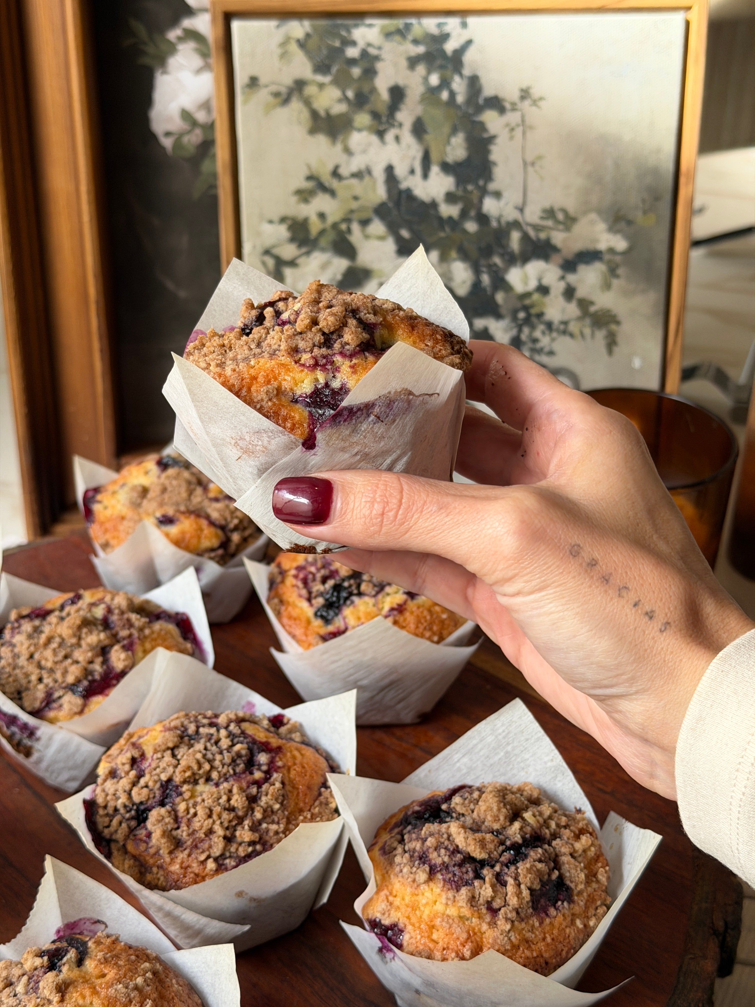 Muffins con blueberry