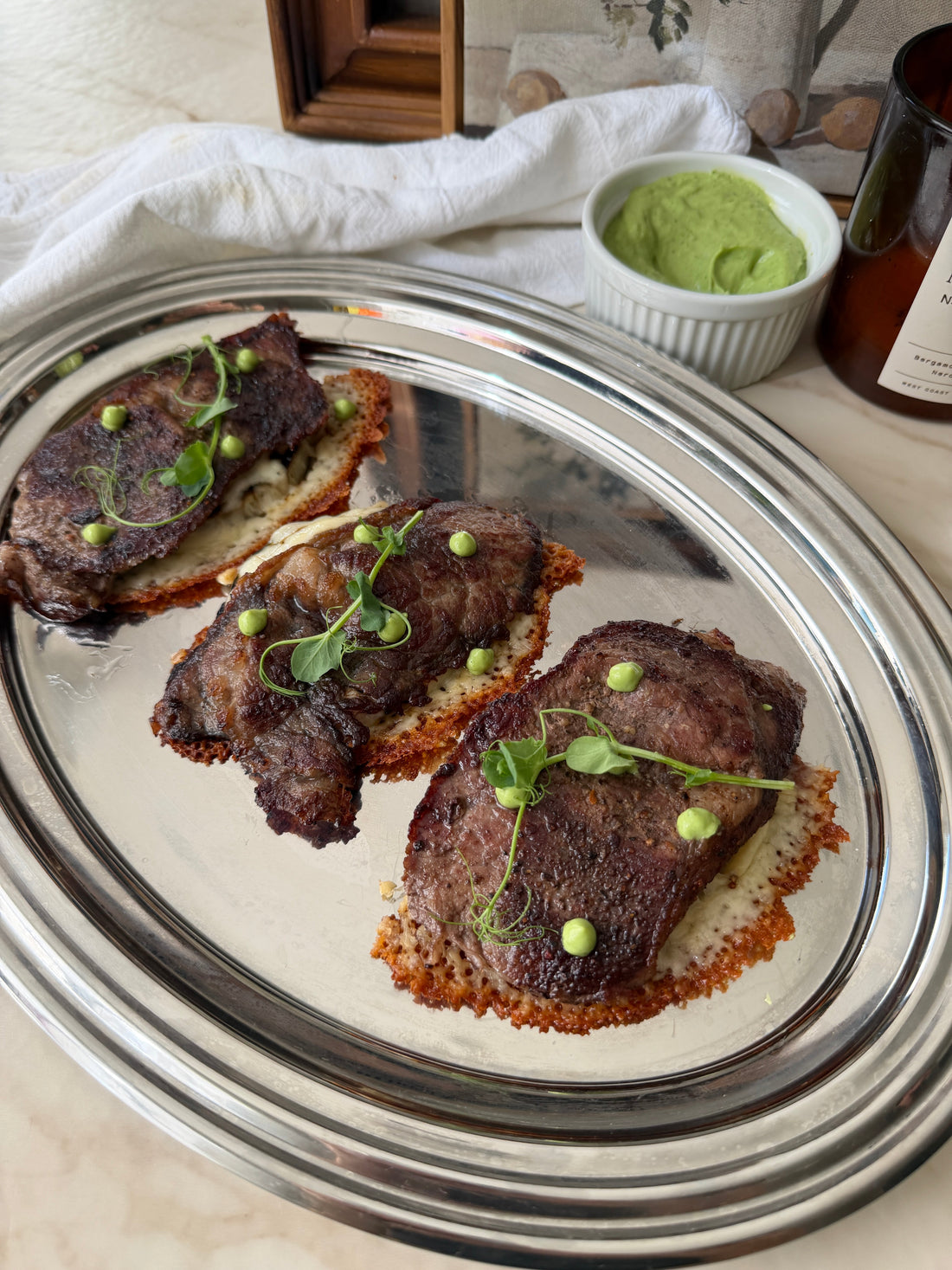 Tacos sin tortilla con base de cebolla