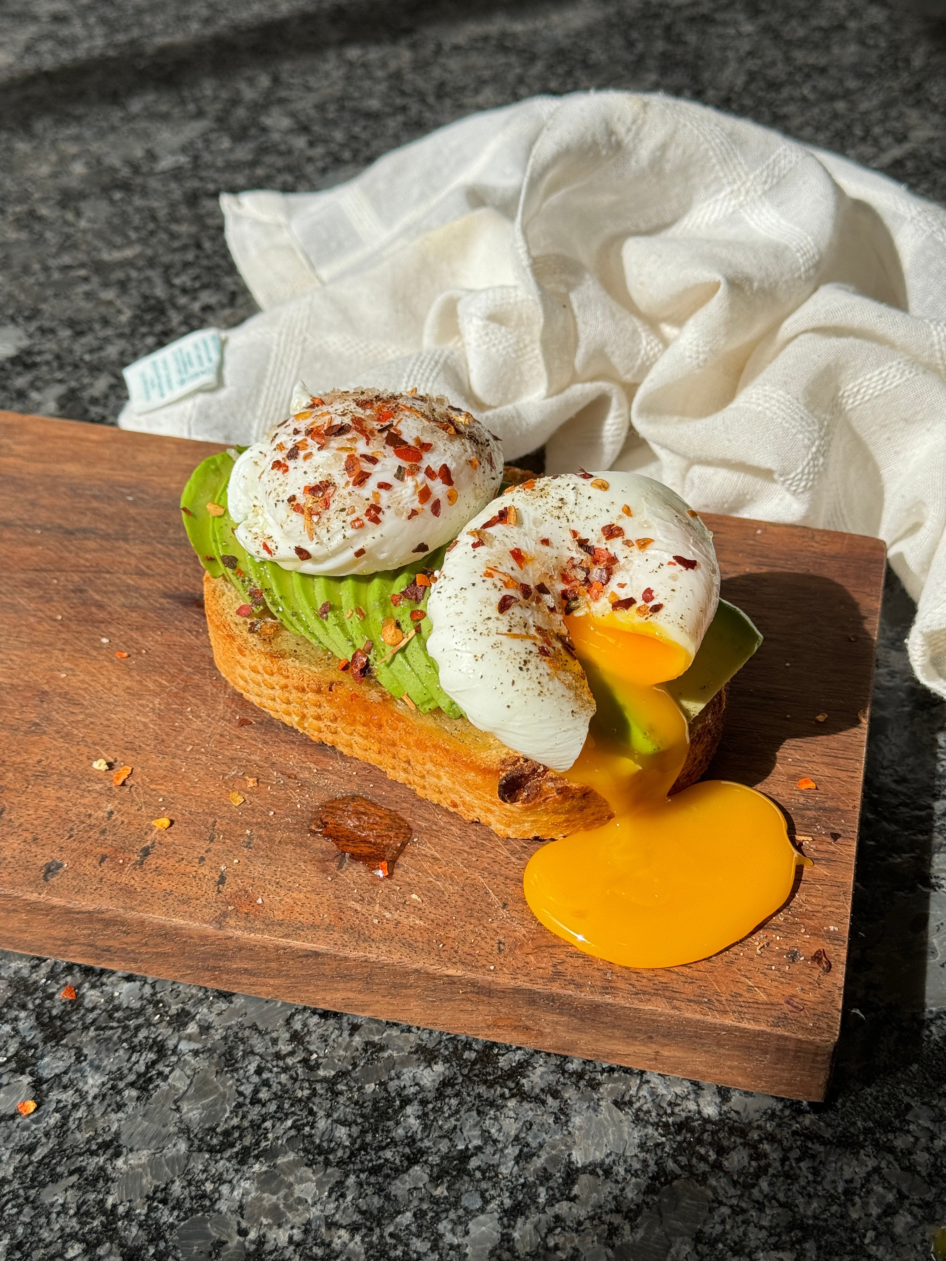 Huevos a huevo #1. Huevos pochados