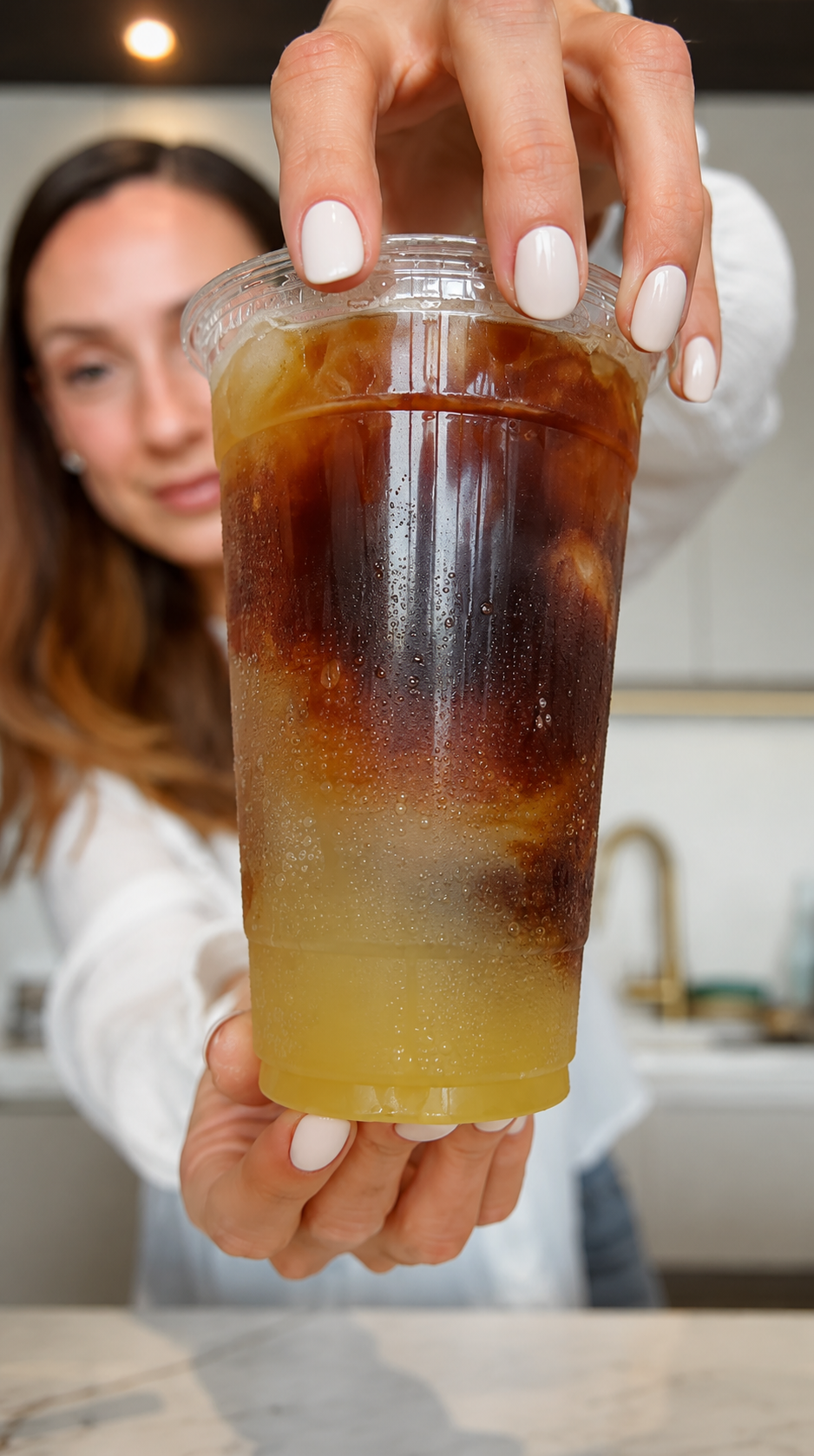 Orange espresso tonic